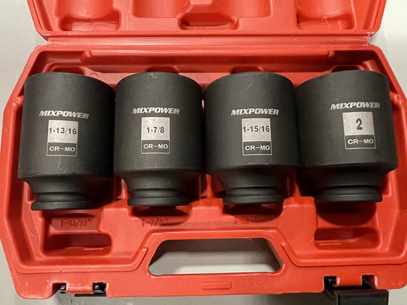 6-point axel nut sockets
