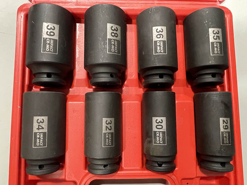 12-point axel nut sockets